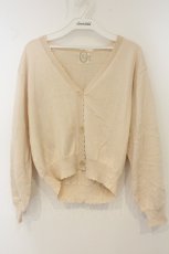 画像1: F&A / マーガレット釦UVカットニットカーディガン F アイボリー O-26-06-09-1038-CA-TO-OW-OS (1)