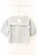 画像2: F i.n.t / レースラインセーラーカットトップス F ライトブルー O-26-06-09-1004-CA-TO-OW-OS (2)