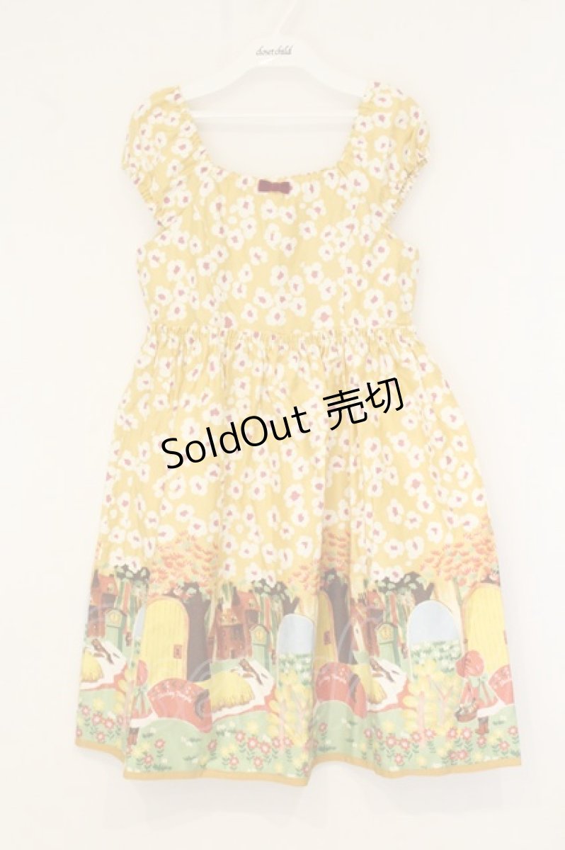 画像1: Shirley Temple / 赤ずきん柄ワンピース 160cm イエロー O-26-06-09-057-ET-OP-IG-OS (1)