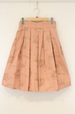 画像1: Jane Marple / 王冠ケーキ刺繍ミニスカート M ピンク O-26-06-09-063-JM-SK-IG-OS (1)