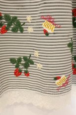画像3: Jane Marple / ストロベリー刺繍 スカート M グレー O-26-06-09-069-JM-SK-IG-OS (3)