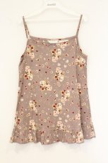 画像1: PINK HOUSE / フルールミニョンカットソーキャミソール  パープル O-26-06-09-008-LO-TO-IG-OS (1)