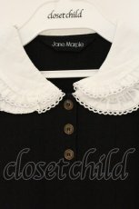 画像2: Jane Marple / 2枚襟のパフトップス M クロ×シロ O-26-06-09-076-JM-TO-IG-OS (2)