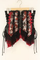 画像1: Qutie Frash / 和柄コルセット  レッド O-26-06-09-094-QU-TO-OW-OS (1)