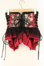 画像4: Qutie Frash / 和柄コルセット  レッド O-26-06-09-094-QU-TO-OW-OS (4)