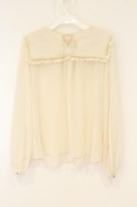 画像3: Franche Lippee / うさぎ刺繍プルブラウス  アイボリー O-26-06-09-111-LO-BL-IG-OS (3)