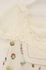 画像2: Franche Lippee / ピクニック柄ノースリーブトップス  オフシロ O-26-06-09-115-LO-TO-IG-OS (2)