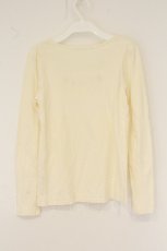 画像3: Franche Lippee / 秋の刺繍入りカットソー M アイボリー O-26-06-09-116-LO-TO-IG-OS (3)