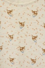 画像2: Franche Lippee / バンビ柄Tシャツ  ベージュ O-26-06-09-117-LO-TS-IG-OS (2)