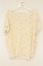 画像1: Franche Lippee / アニマルプリントTシャツ M アイボリー O-26-06-09-121-LO-TS-IG-OS (1)