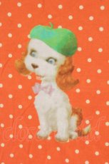 画像2: Franche Lippee / 犬プリントドットTシャツ M オレンジ O-26-06-09-122-LO-TS-IG-OS (2)