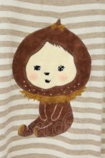 画像2: Franche Lippee / くりぼーボーダーチュニック M ベージュ O-26-06-09-123-LO-TO-IG-OS (2)