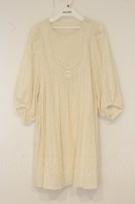 画像1: Franche Lippee / コットンレーシーワンピース  オフシロ O-26-06-09-124-LO-OP-IG-OS (1)