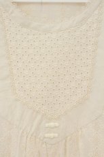 画像2: Franche Lippee / コットンレーシーワンピース  オフシロ O-26-06-09-124-LO-OP-IG-OS (2)