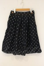 画像1: Franche Lippee / ドット刺繍デニムスカート M インディゴ O-26-06-09-125-LO-SK-IG-OS (1)