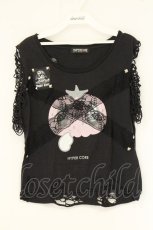 画像1: HYPER CORE / プリントダメージTシャツ L ブラック O-26-06-09-016-PU-TS-IG-OS (1)