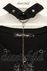 画像2: SEX POT ReVeNGe / チョーカー付き十字架ロングT  ブラック O-26-06-09-020-SP-TO-IG-OS (2)