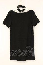 画像4: SEX POT ReVeNGe / チョーカー付き十字架ロングT  ブラック O-26-06-09-020-SP-TO-IG-OS (4)