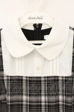 画像2: evelyn / バストリボンチェックワンピース M クロ×シロ O-26-06-09-023-LO-OP-IG-OS (2)