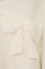 画像2: evelyn / レースリボンビッグパーカー  シロ O-26-06-09-024-LO-TO-IG-OS (2)