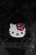 画像2: Candy Stripper / HIBISCUS 2WAY FUR BAG　バッグ  ブラック O-26-06-10-058-PU-BG-OW-ZTK032 (2)
