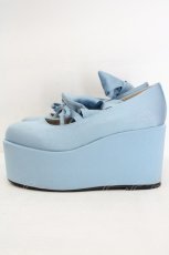 画像4: Fickle Bebe / FBサテンバレエシューズ M ブルーグレー O-26-06-10-066-LO-SH-OW-OS (4)