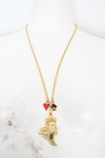 画像2: Angelic Pretty / Crown PaPaネックレス  ゴールド O-26-06-10-014-AP-AC-OW-ZT0614T (2)