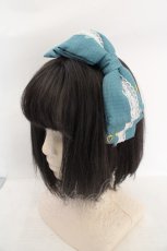 画像1: metamorphose / Dreamy Little Farm リボンカチューシャ  グリーン系 O-26-06-10-017-ME-AC-IG-ZT0614T (1)