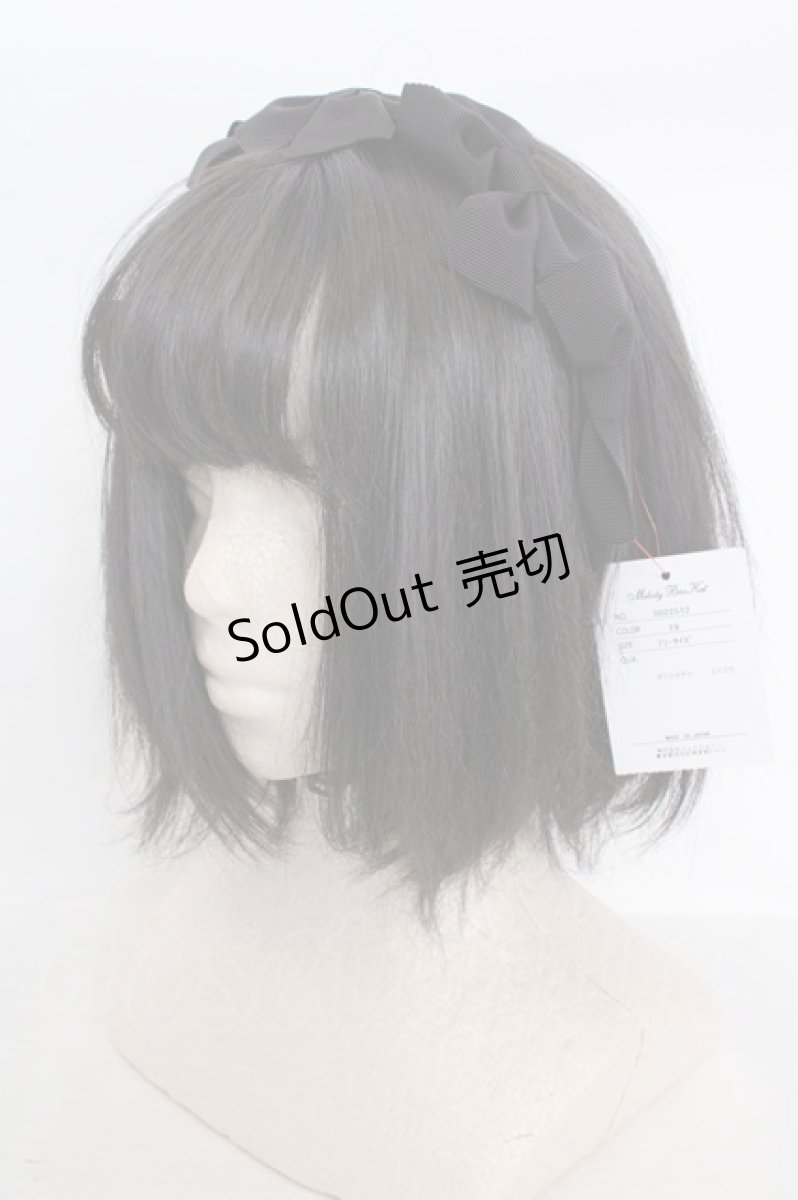 画像1: Melody BasKet / リボンいっぱいカチューシャ  クロ O-26-06-10-018-LO-AC-IG-ZT169-F003 (1)