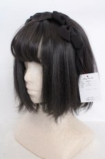 画像1: Melody BasKet / リボンいっぱいカチューシャ  クロ O-26-06-10-018-LO-AC-IG-ZT0614T (1)