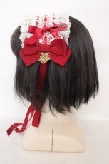画像2: BABY,THE STARS SHINE BRIGHT / プリンセスドロップヘッドドレス  えんじ O-26-06-10-025-BA-AC-OW-ZT0614T (2)