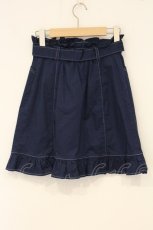 画像3: Secret Honey / ハートバックルボタン配色スカート 2 ネイビー O-26-06-11-036-CA-SK-OW-OS (3)