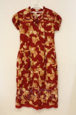 画像1: PINK HOUSE / Tシャツうさぎ柄ローンワンピース  アカ O-26-06-11-049-LO-OP-OW-OS (1)