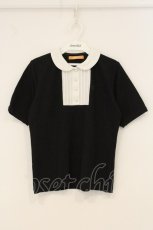 画像1: Fi.n.t / ヨーク切替ポロシャツ F クロ O-26-06-11-005-CA-BL-OW-OS (1)