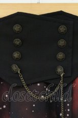 画像2: axes femme / ステラプリントイレヘムスカート  クロ×アカ O-26-06-11-055-AX-SK-IG-OS (2)