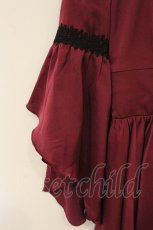 画像3: NIBBLE POISON / フレアスリーブイレヘムワンピース M ワイン O-26-06-11-063-LO-OP-IG-OS (3)