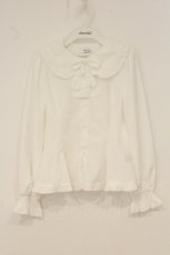 画像1: CHIP CLIP / CCゴスロリHDツキBL WonderTeaParty 頑張らなくても着られる ゴシック＆ロリータ ブラウス S シロ O-26-06-11-067-LO-BL-IG-OS (1)