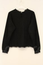 画像3: m petit by misako / 裏起毛レーストップス M クロ O-26-06-11-068-LO-TO-IG-OS (3)