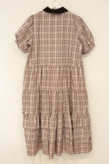 画像4: axes femme / 丸襟チェックワンピース F ピンク O-26-06-11-069-AX-OP-IG-OS (4)
