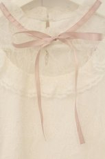 画像2: Honey Cinnamon / 総レースプルオーバー F シロ O-26-06-11-075-LO-TO-OW-OS (2)