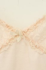 画像2: axes femme / レース切り替えキャミソール  ピンク O-26-06-11-082-AX-TO-OW-OS (2)