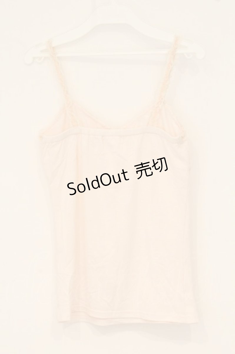 画像3: axes femme / レース切り替えキャミソール  ピンク O-26-06-11-082-AX-TO-OW-OS (3)