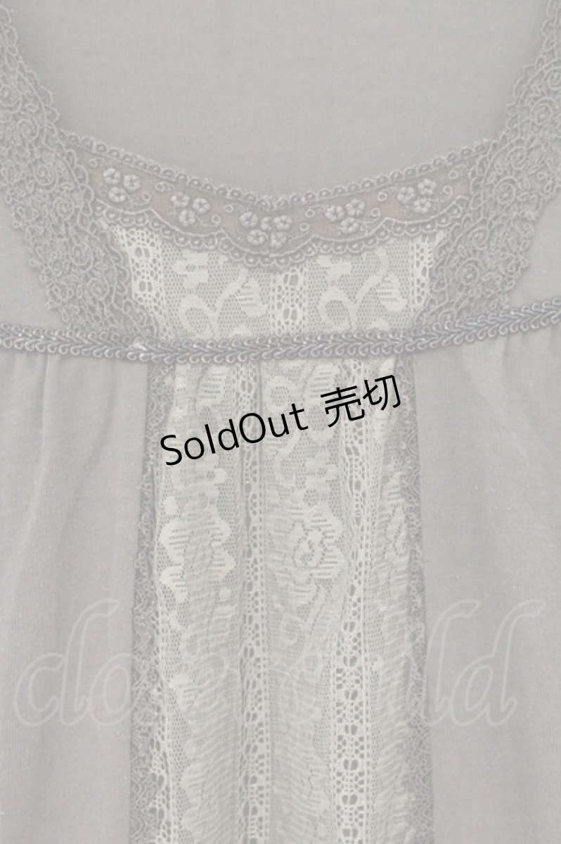 画像2: axes femme / ブローチ付きクラシックプルオーバー M グレー O-26-06-11-087-AX-TO-OW-OS (2)