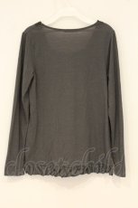 画像3: axes femme / ブローチ付きクラシックプルオーバー M グレー O-26-06-11-087-AX-TO-OW-OS (3)