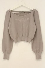 画像1: an another angelus / ローズ同色刺繍シャギーニットプルオーバー F ラベンダー O-26-06-11-011-CA-TO-OW-OS (1)