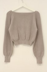 画像3: an another angelus / ローズ同色刺繍シャギーニットプルオーバー F ラベンダー O-26-06-11-011-CA-TO-OW-OS (3)