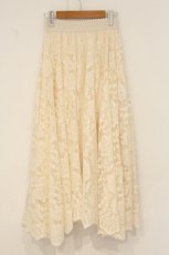 画像3: axes femme / レースサーキュラースカート M キナリ O-26-06-11-015-AX-SK-OW-OS (3)
