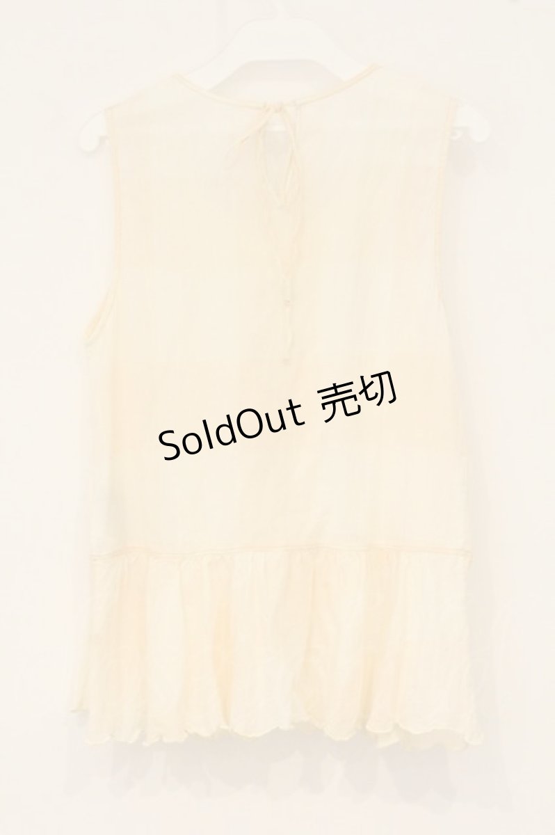 画像3: Franche Lippee / ビッグチェックノースリーブチュニック M オフシロ×ピンク O-26-06-11-018-LO-TO-IG-OS (3)