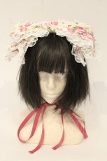 画像1: metamorphose / フローレンスリボンヘッドドレス  アイボリー O-26-06-13-001-ME-AC-OW-OS (1)
