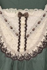 画像2: axes femme / 刺繍入りブロッキングPO M グリーン O-26-06-13-034-AX-TO-OW-OS (2)